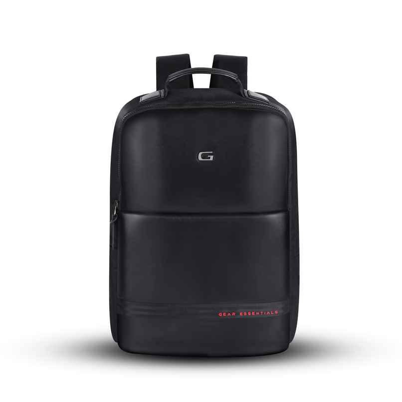 Gear Unisex Artificial Leather 20 L Laptop Bag | Black