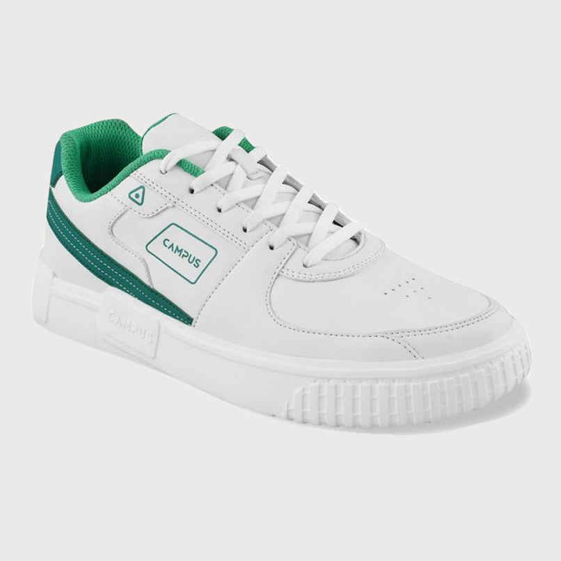 Campus Og-10 White Green Men's Sneaker - UK 7
