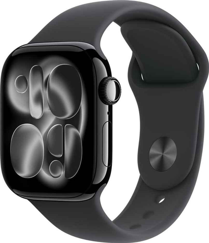 Apple Watch Series 11 GPS 46mm Jet Black Aluminium Case With Black Sport Band - M/L