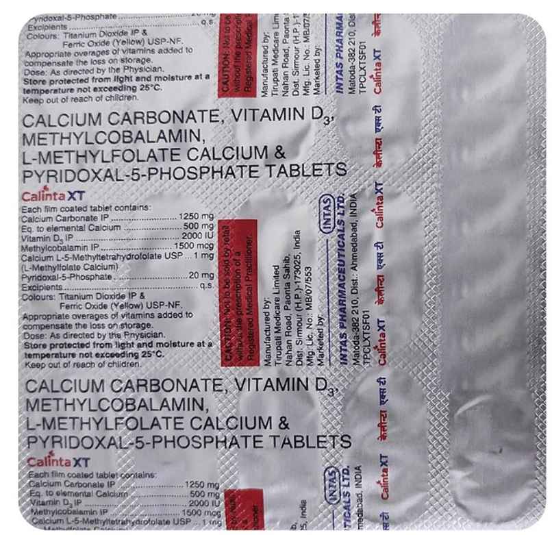 Calinta XT Tablet