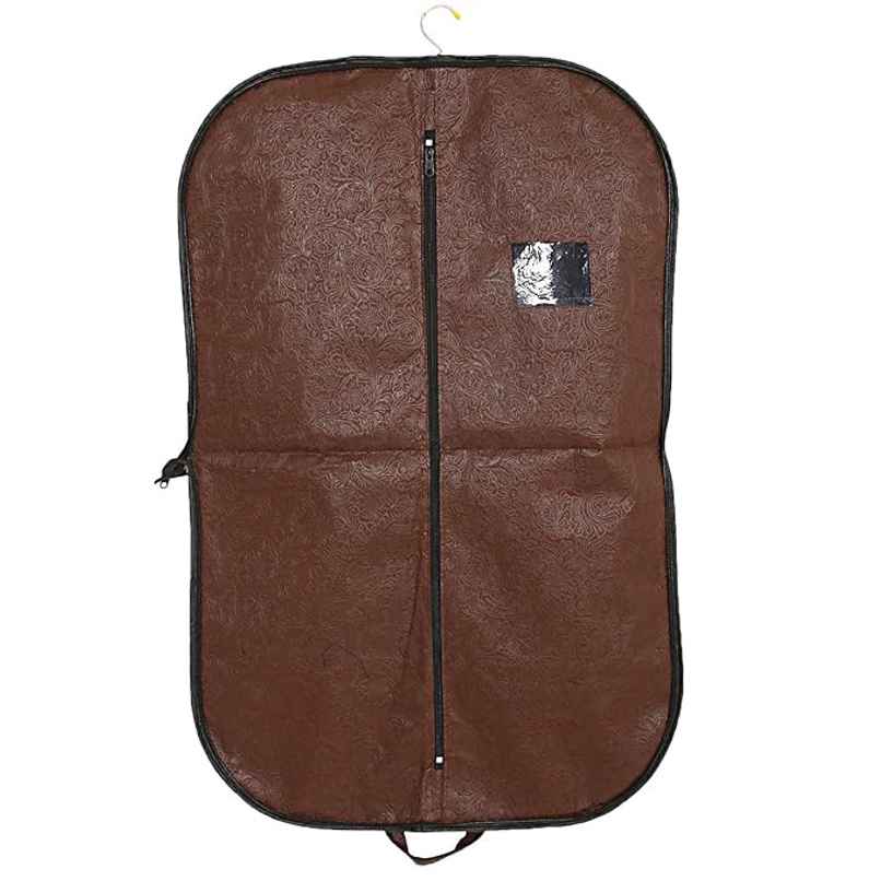 Kuber Industries Exclusive Hanging Blazer Cover Bag for Wardrobe | Jacket | Suit | Dresses|Brown Kuber Industries Exclusive Hanging Blazer Cover Bag for Wardrobe | Jacket | Suit | Dresses|Brown