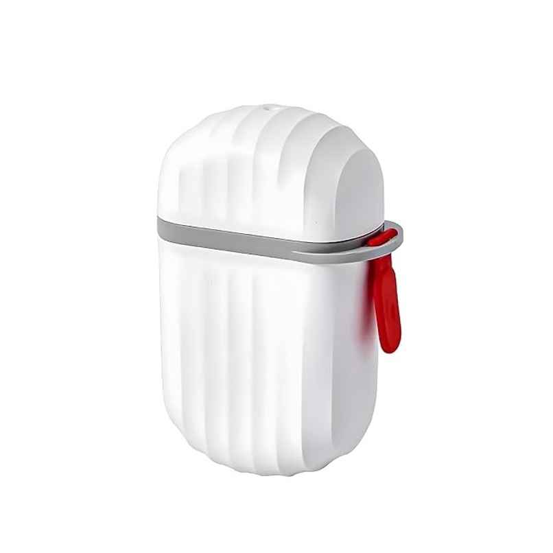 Bronson Professional White Soap Case Ideal For Travel Accessories