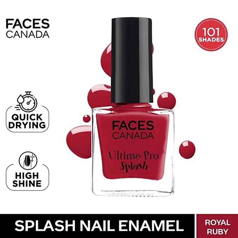 Faces Canada Ultime Pro Splash Nail Enamel Royal Ruby 24