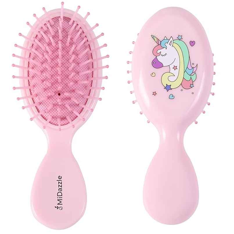Midazzle Premium Unicorn Baby/Kids Hair Brush Pink |MIHB0020