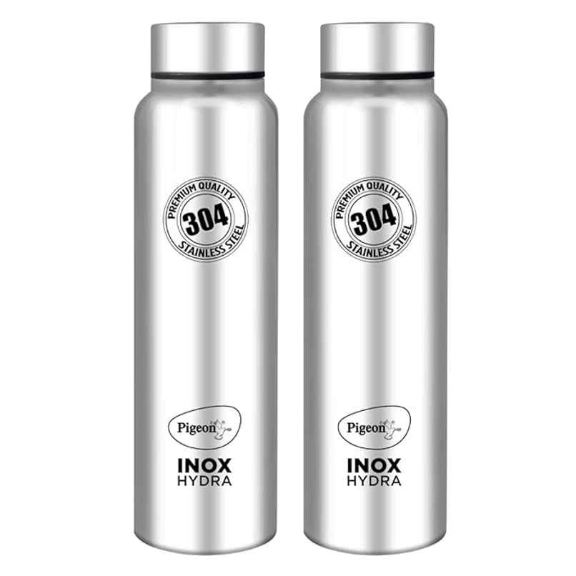 Pigeon Hydra Plus 900 Ml Bottle | Pack Of 2 - Silver Steel