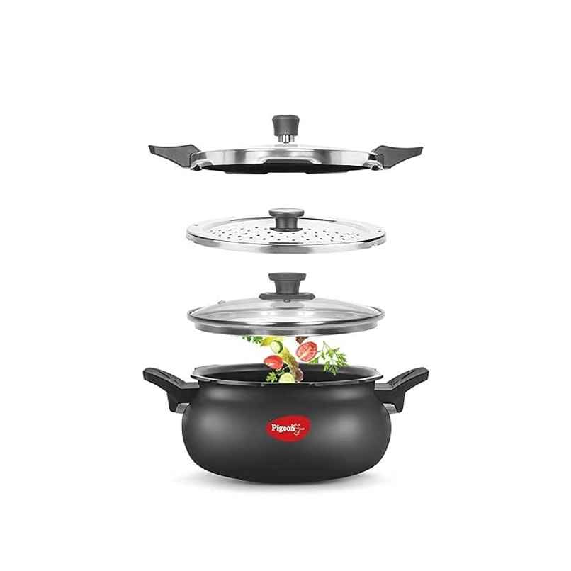 Pigeon Super Pressure Cooker - 5 L Outer Lid Ib - Ha