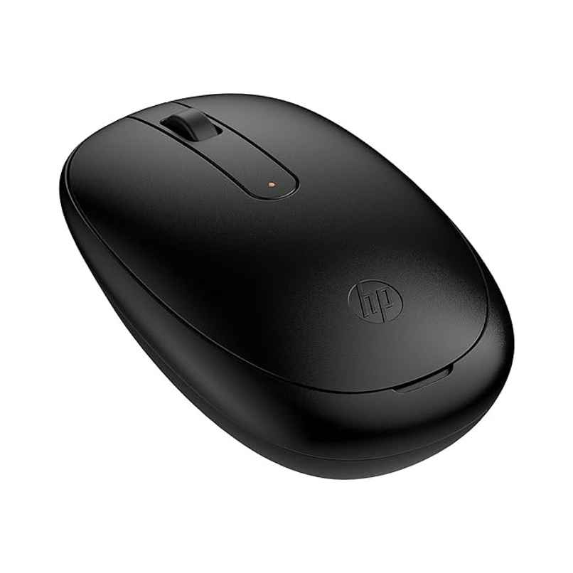 HP 240 Bluetooth Wireless Mouse with 3 Buttons/1600 DPI Red Optical Tracking/Sleek and Ambidextrous/Compatible to Windows 10, macOS, Chrome OS, 3 Years Warranty - Black