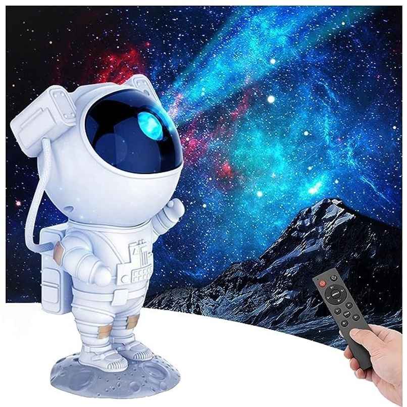 Fablue Astronaut Galaxy Projector Lamp for Bedroom - 360 Degree Astronaut LED Lamp for Kids