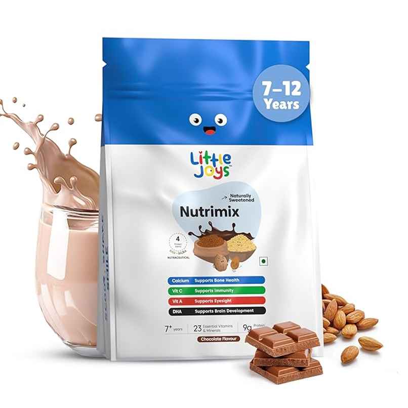 Little Joys Nutrimix Nutrition Powder Refill Pouch | 7-12 Years | Chocolate Little Joys Nutrimix Nutrition Powder Refill Pouch | 7-12 Years | Chocolate