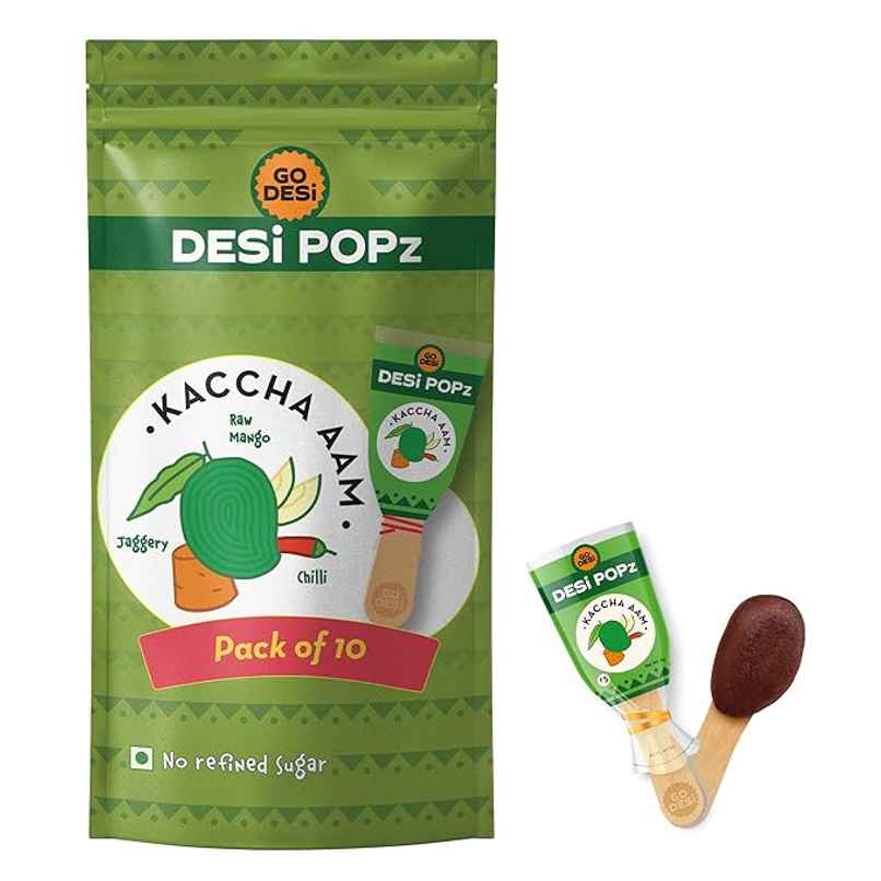 Go Desi Desi Popz Kaccha Aam Mango Candy Go Desi Desi Popz Kaccha Aam Mango Candy