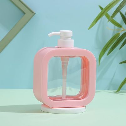 Perpetual Handwash Soap Dispenser Bottle for Wash Basin | Pink Perpetual Handwash Soap Dispenser Bottle for Wash Basin | Pink