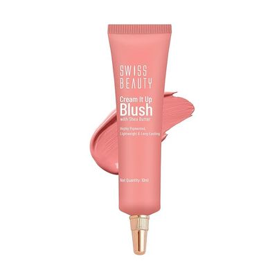 Swiss Beauty Cream It Up Blusher With Shea Butter - 1 Rosy Cheeks
