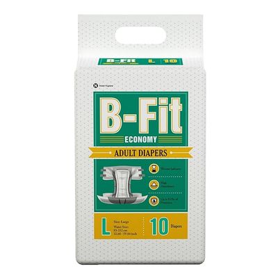 B-Fit Economy Adult Tapes Diapers (L, 32.68-59.84")