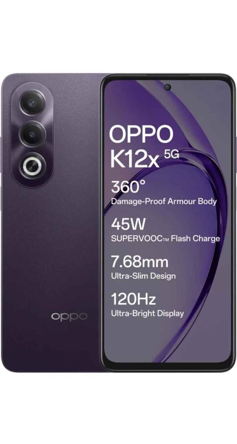 Oppo K12X 5G | 6GB | 128GB | Midnight Violet Oppo K12X 5G | 6GB | 128GB | Midnight Violet