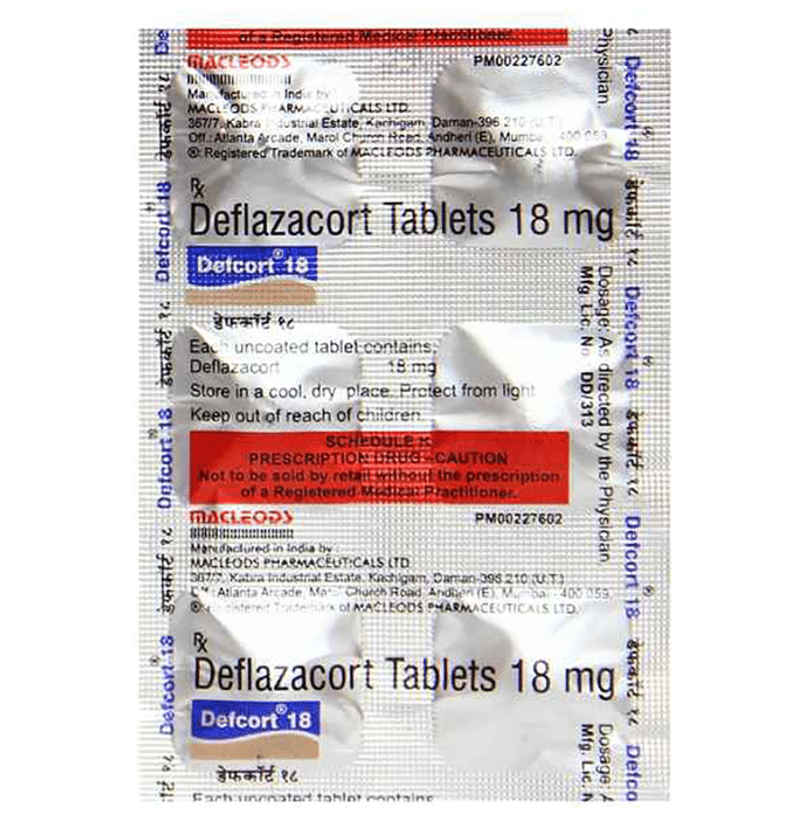 Defcort 18 Tablet Defcort 18 Tablet