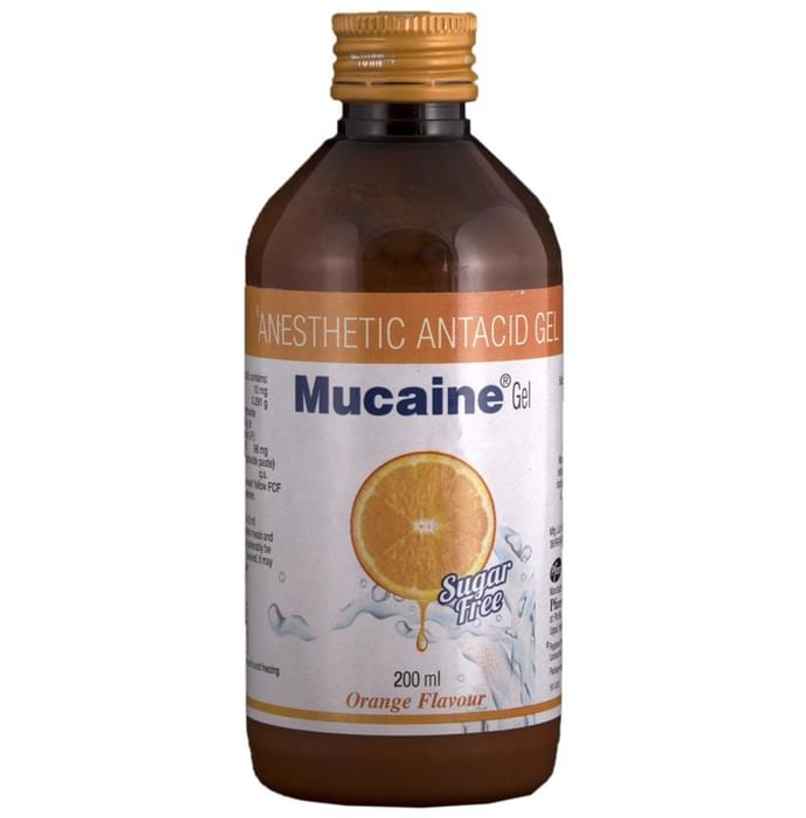 Mucaine Orange Flavour Sugar Free Gel