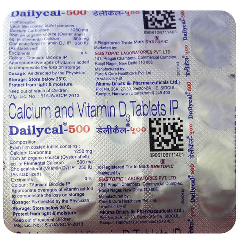 Dailycal-500 Tablet