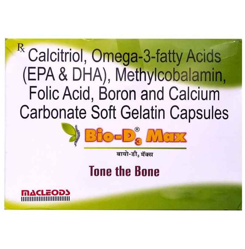 Bio-D3 Max Soft Gelatin Capsule