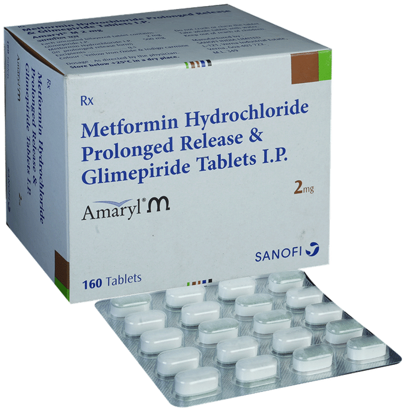 Amaryl M 2mg Tablet PR