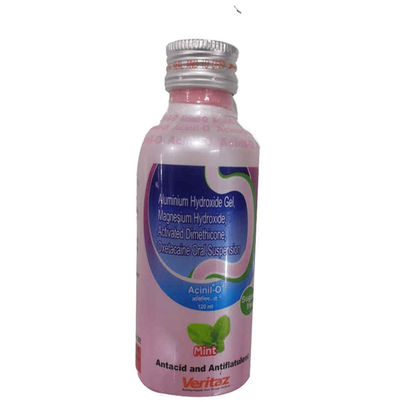 Acinil-O Mint Sugar Free Oral Suspension 