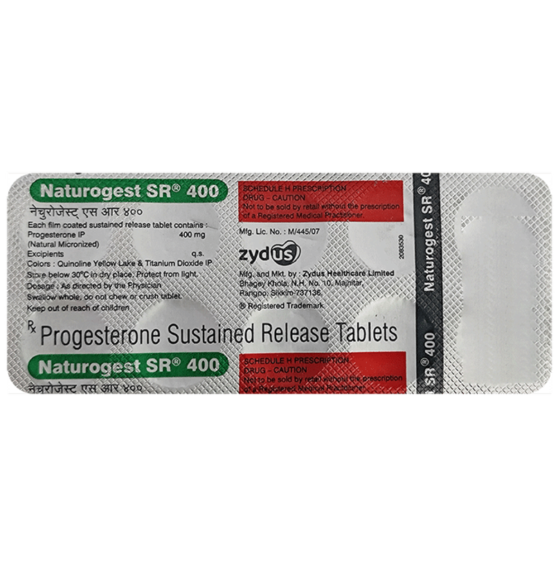 Naturogest SR 400 Tablet Naturogest SR 400 Tablet