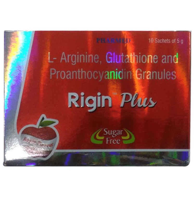 Rigin Plus Apple Flavour Sugar Free Granules
