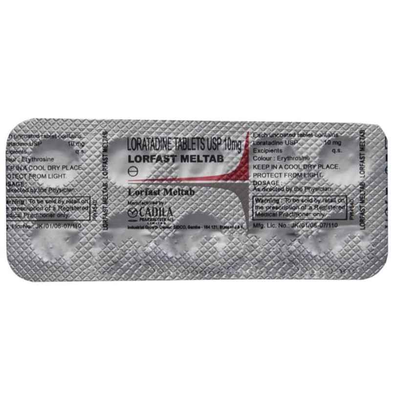 Lorfast Meltab Tablet