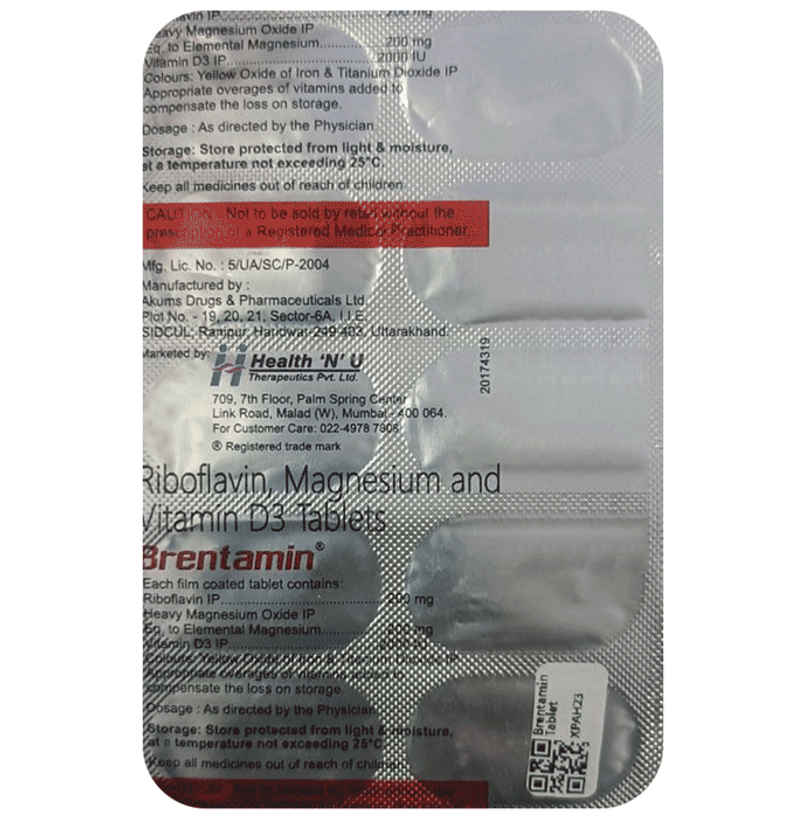 Brentamin 10 Tablet