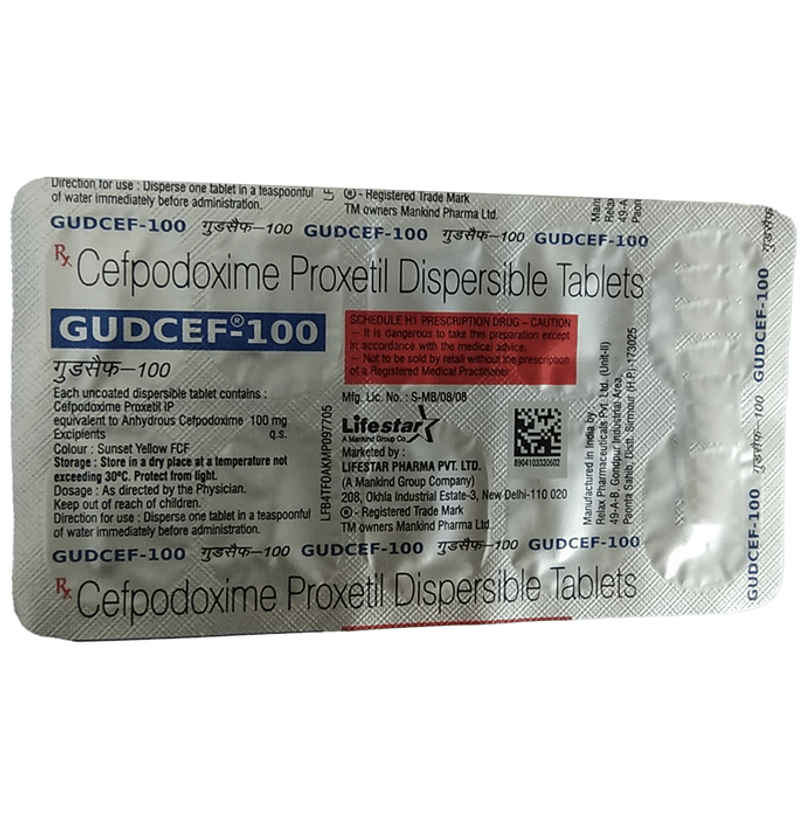 Gudcef-100 Tablet DT