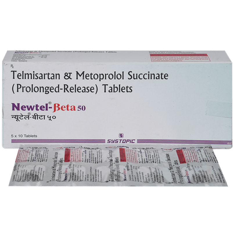 Newtel-Beta 50 Tablet PR