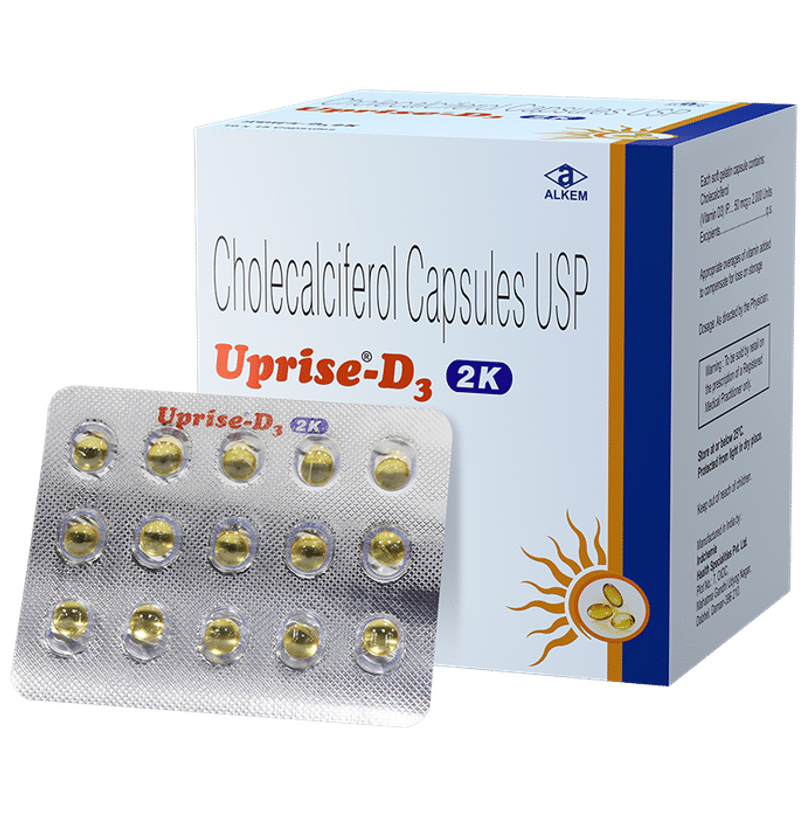 Uprise-D3 2K Soft Gelatin Capsule