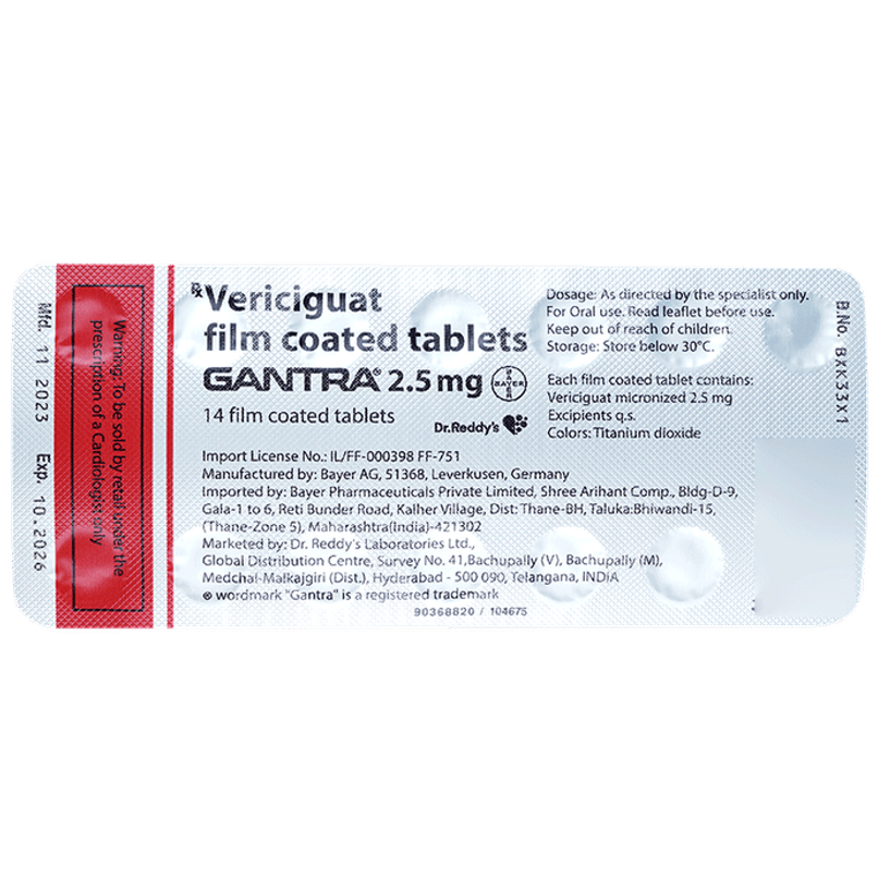 Gantra 2.5mg Tablet