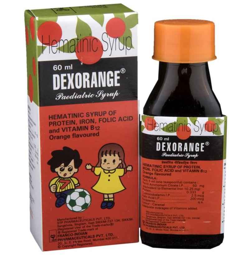 Dexorange Paediatric Orange Syrup Dexorange Paediatric Orange Syrup
