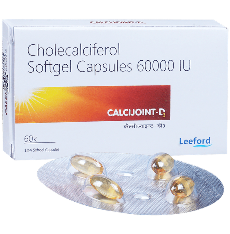 Calcijoint-D3 60,000IU Softgel Capsule
