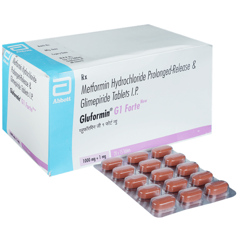 Gluformin G 1 Forte Tablet PR