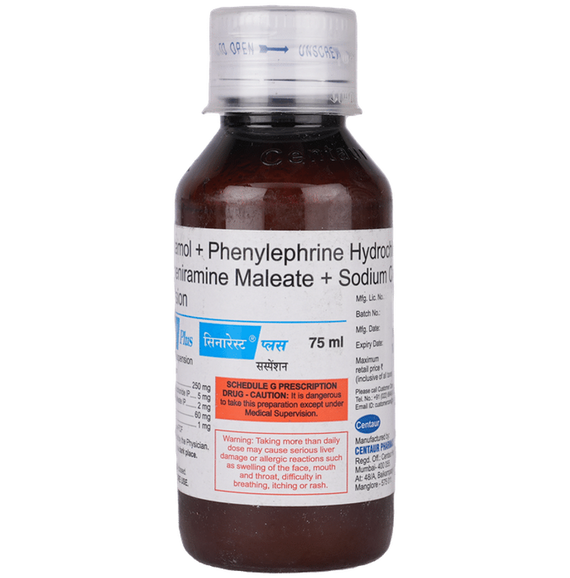 Sinarest Plus Suspension