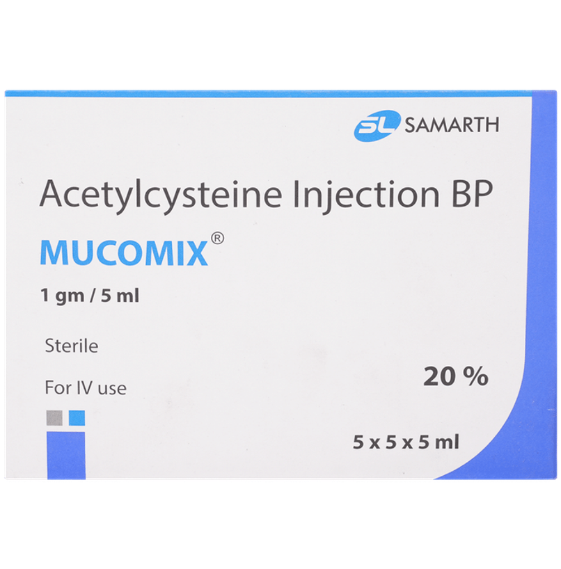 Mucomix 1gm/5ml Injection