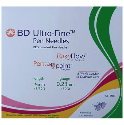 BD Ultra Fine Pen EasyFlow Technology Penta Point Comfort 4mm 32G Needle