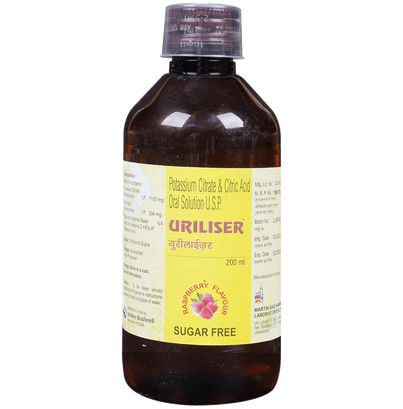 Uriliser Raspberry Flavour Sugar Free Oral Solution