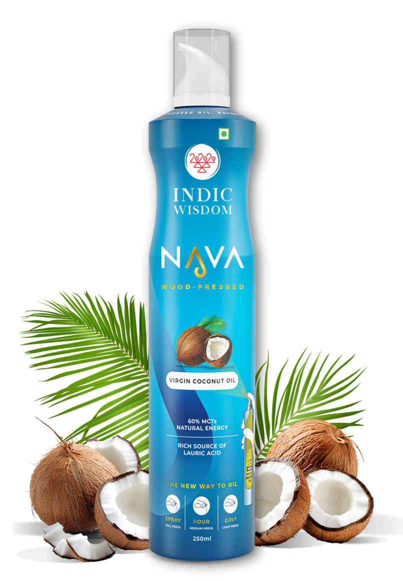 Indic Wisdom Nava Spray - Virgin Coconut Wood Pressed Oil (Multi-Purpose)