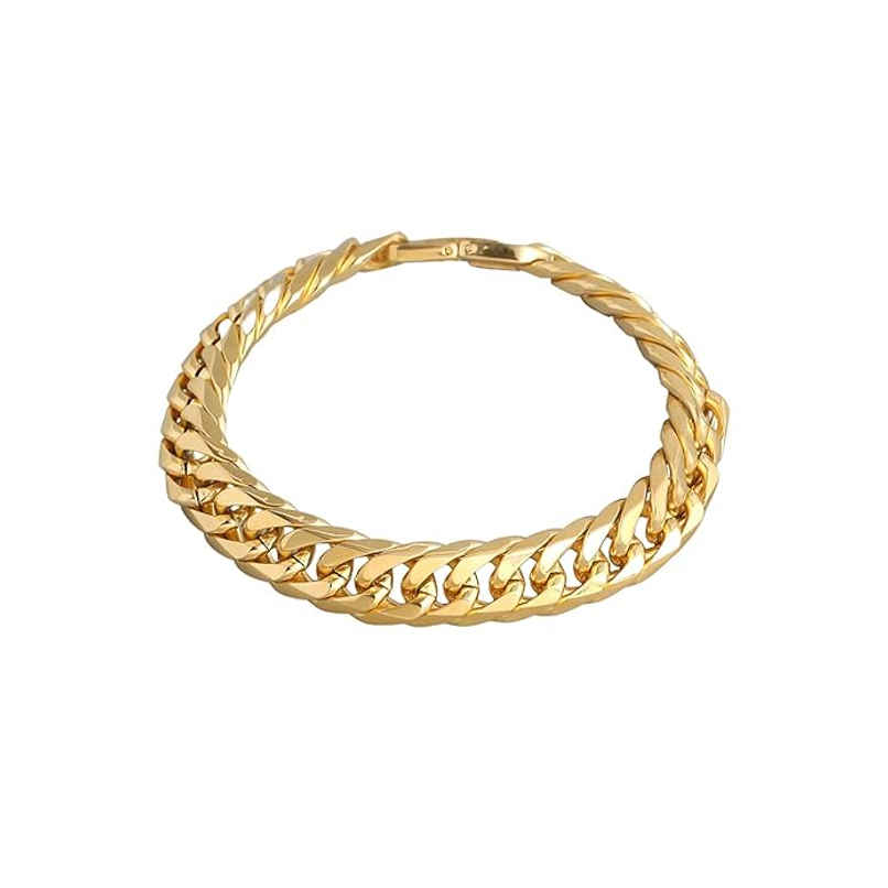 Yellow Chimes Gold Bracelet | Gold Plated Curb Chain