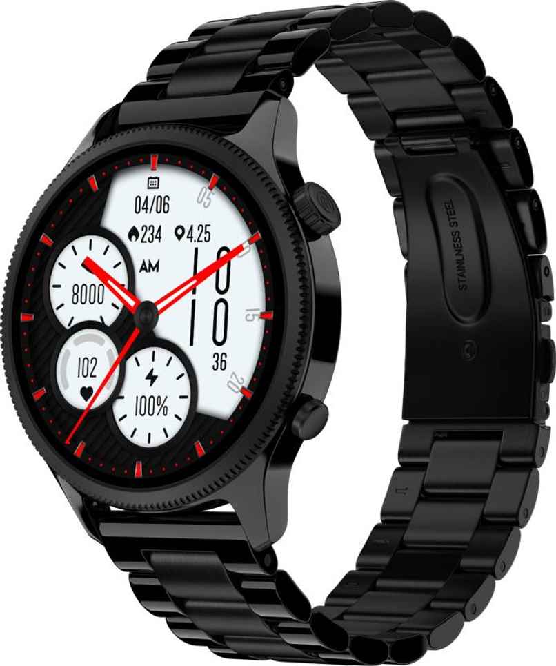 Noise Evolve 4 Smartwatch with Bluetooth Calling | 1.46" Display | SOS Technology - Elite Black Noise Evolve 4 Smartwatch with Bluetooth Calling | 1.46" Display | SOS Technology - Elite Black