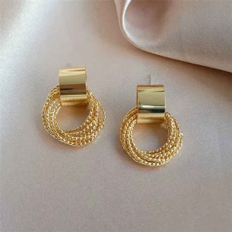 Estailo Fashion Women's Jewellery Earrings Gold One Size | E0001416