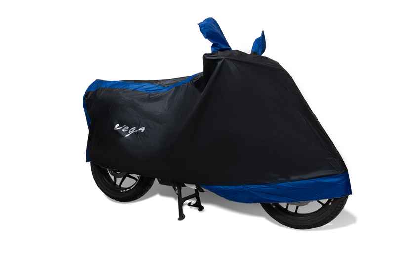 VEGA Universal Bike Cover UV Protection | Dustproof & Waterproof | Korean Hypora | Black Blue
