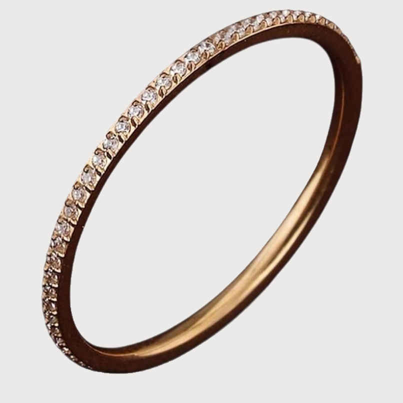 Palmonas Delicate Diamond Band For Womens | Waterproof And Anti-Tarnish Palmonas Delicate Diamond Band For Womens | Waterproof And Anti-Tarnish