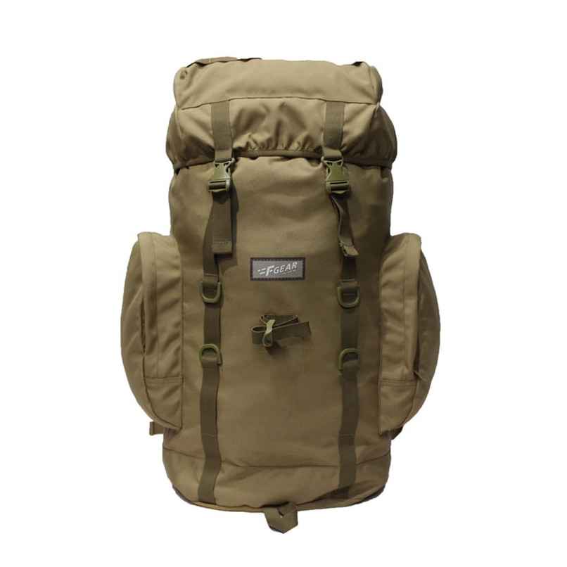 F Gear Unisex Polyester 46 L Top Handle Rucksack | Khaki - M