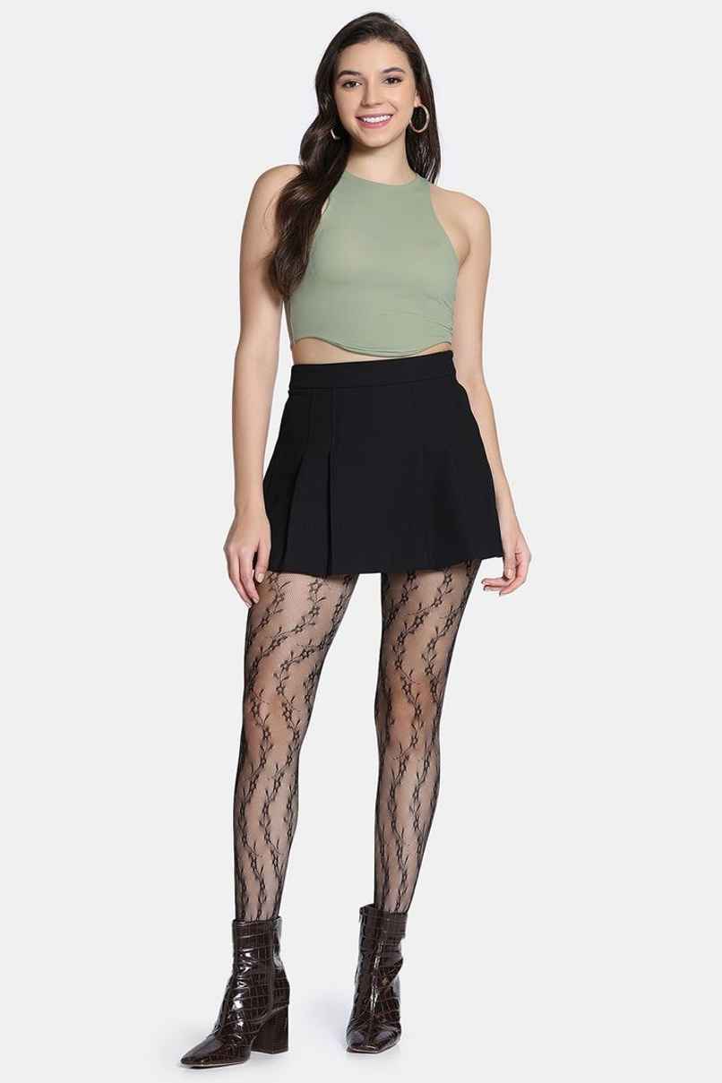Zivame Fishnet Pantyhose | Black