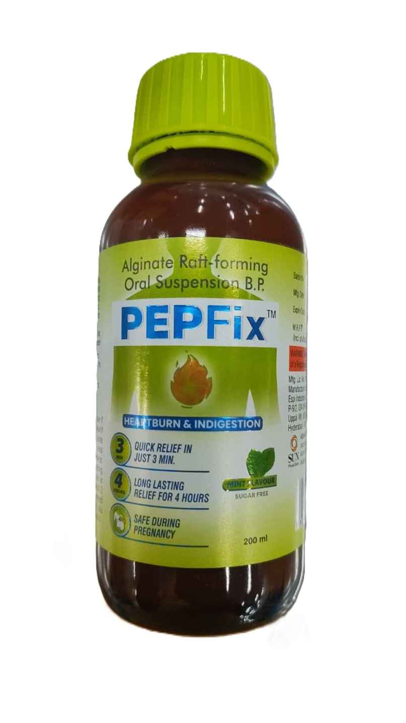 Pepfix Sugar Free Mint Flavour Oral Suspension Pepfix Sugar Free Mint Flavour Oral Suspension