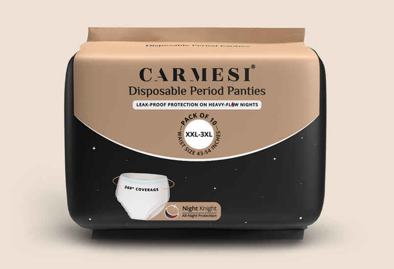 Carmesi Disposable Period Panties | All Night Protection | XXL-3XL