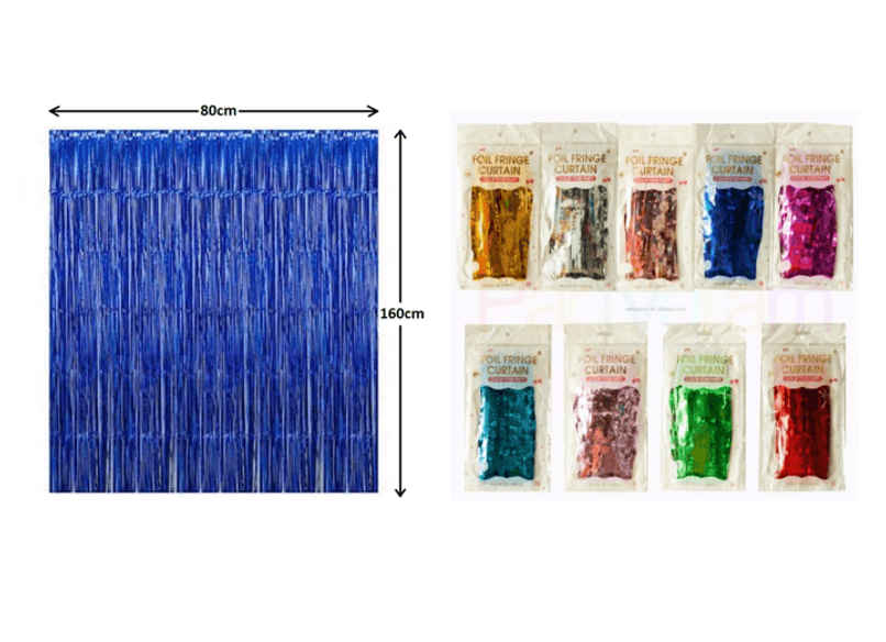 Foil Fringe Curtain For Party Decoration - Assorted Color Foil Fringe Curtain For Party Decoration - Assorted Color